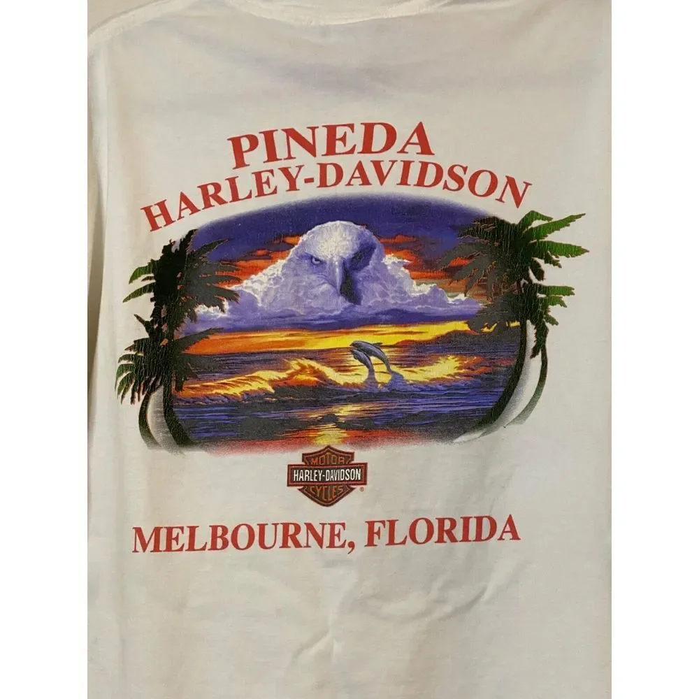 Men's Harley Davidson Shirt Sz XL based on‎ PTP, Melbourne Florida